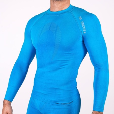 Senior Blue Long Sleeve Thermal T-shirt