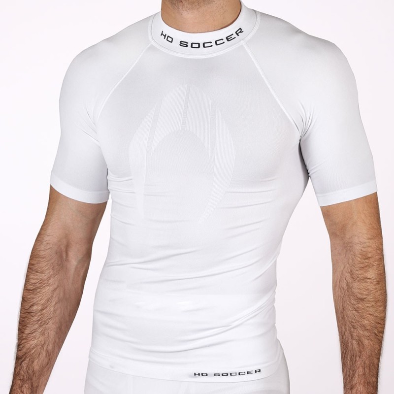 Camiseta Térmica de Manga Curta Branca