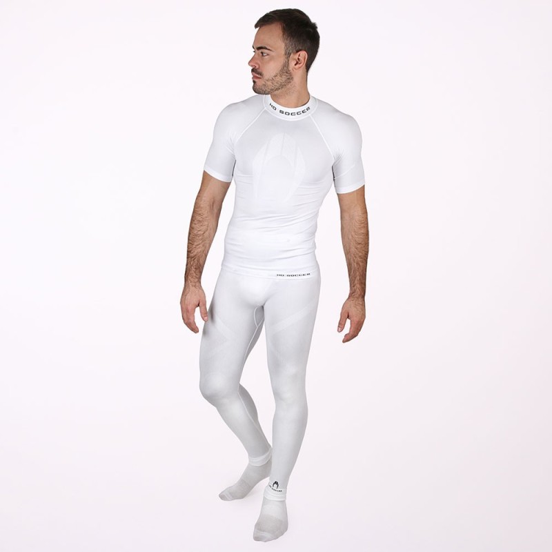 Camiseta Térmica de Manga Curta Branca