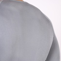 Grijs Thermoshirt zonder Kraag