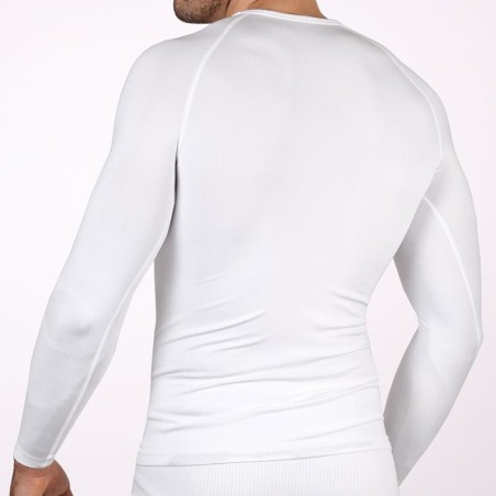 Wit Thermoshirt zonder Kraag