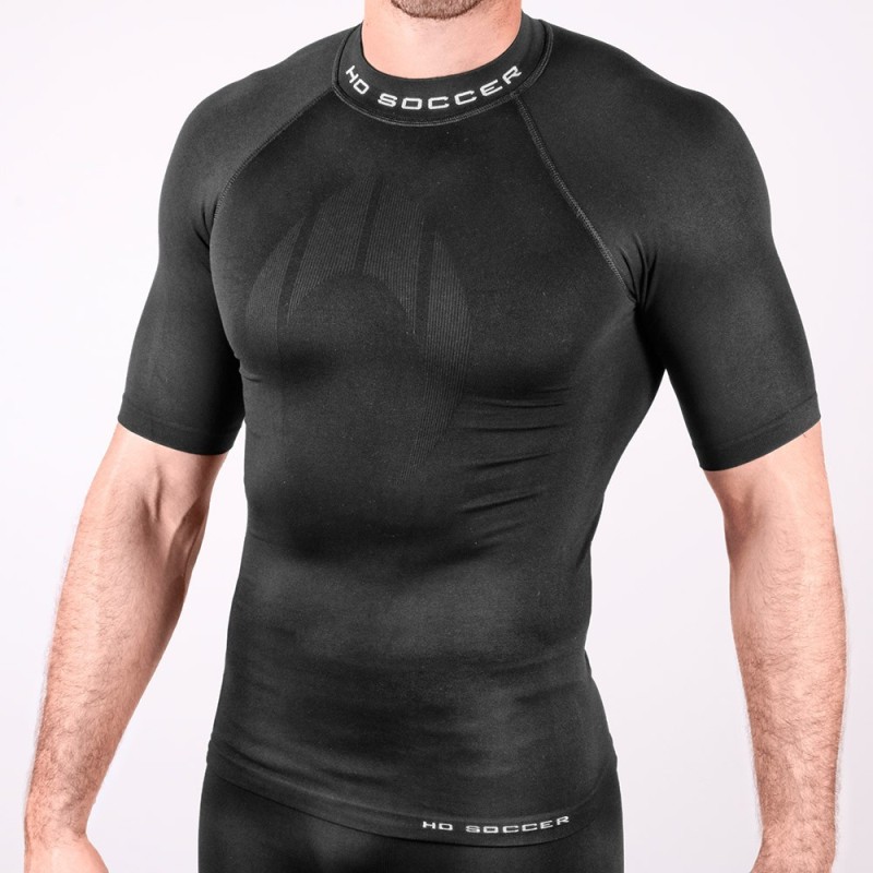 Camiseta Térmica Manga Corta Negra