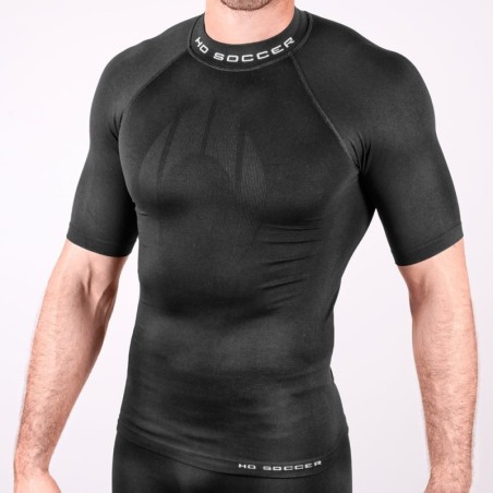 Black Short Sleeve Thermal T-shirt