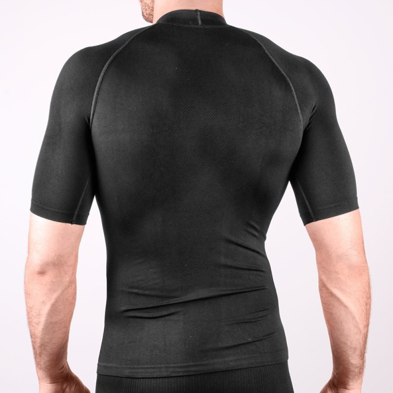 Camiseta Térmica Manga Corta Negra