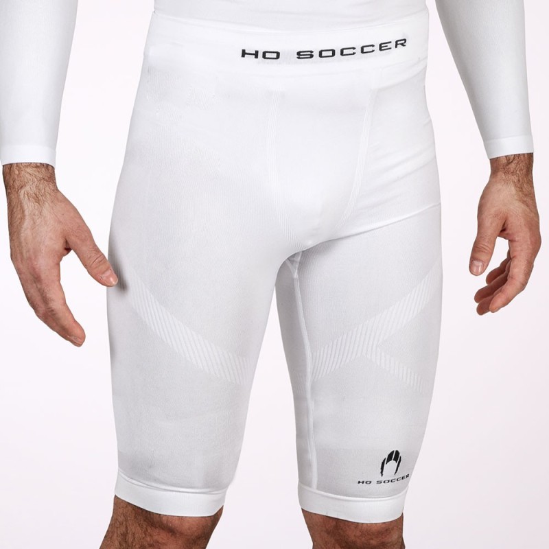 Senior white short thermal tights