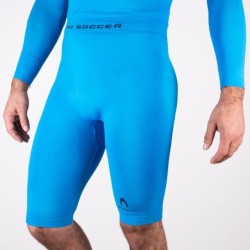 Kurze Thermo-Tights blau Senior