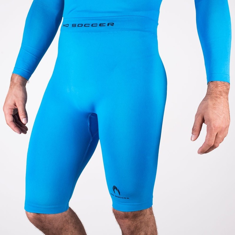 Korte thermische short blauw senior