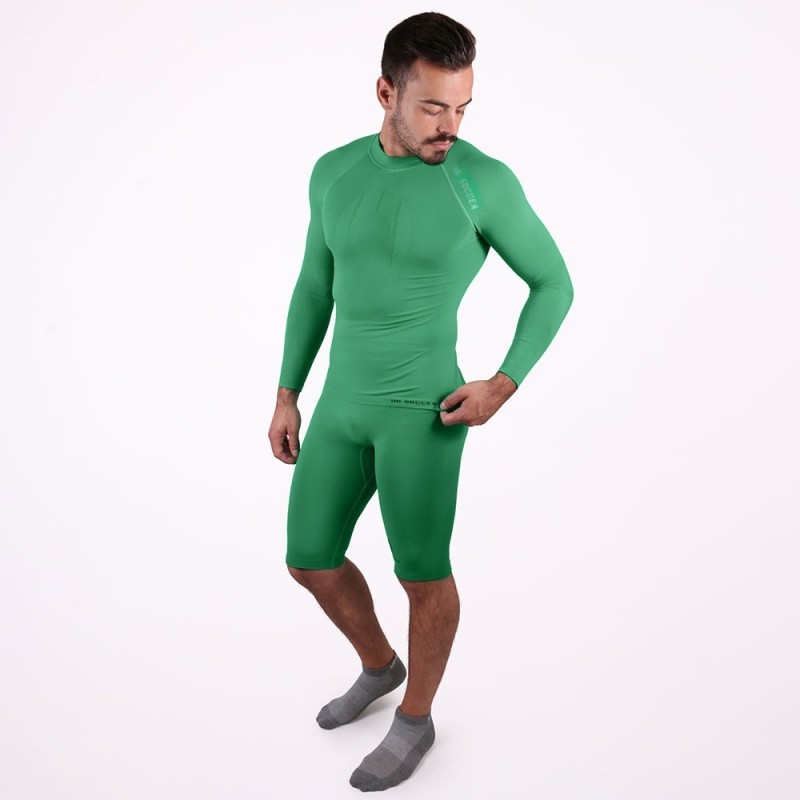 Calzamaglia termica corta verde senior