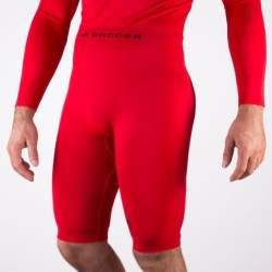 Malla térmica corta roja senior