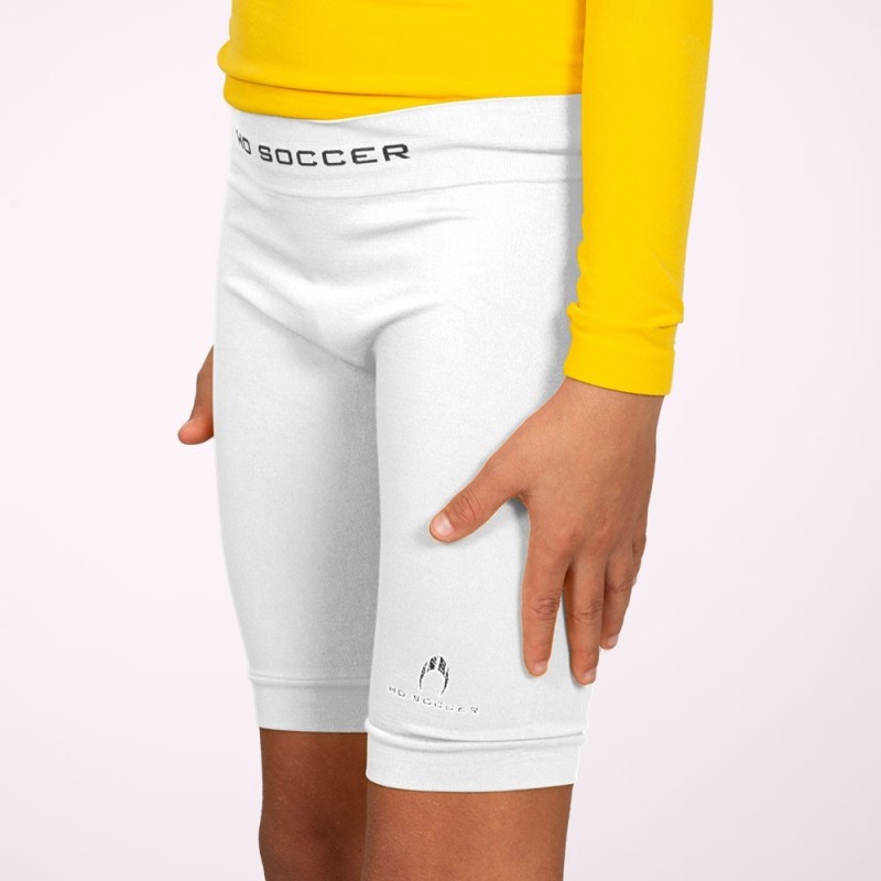 Boy's white short thermal tights