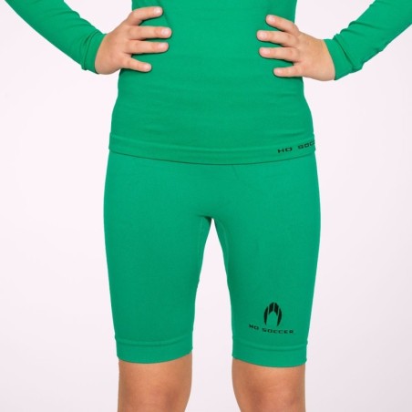 Boy's short green thermal tights