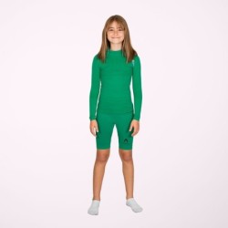 Korte thermische legging groen kind