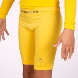 Boy's yellow short thermal tights