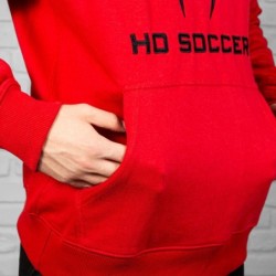 Felpa Ho Soccer rossa