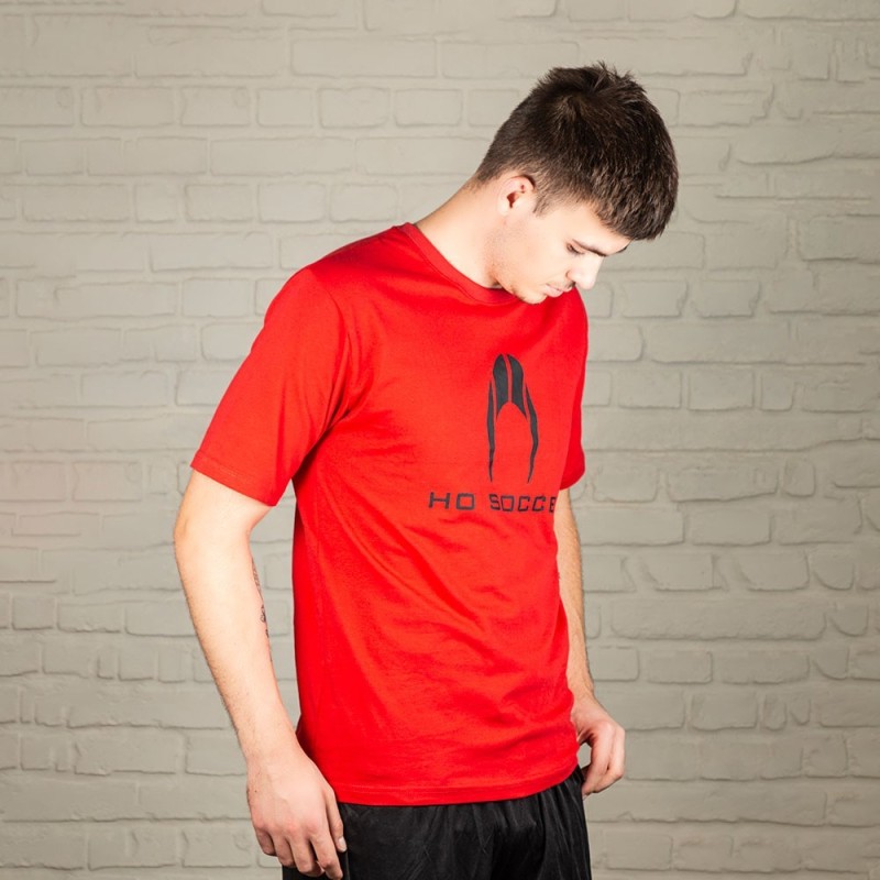 T-SHIRT HO SOCCER ROUGE