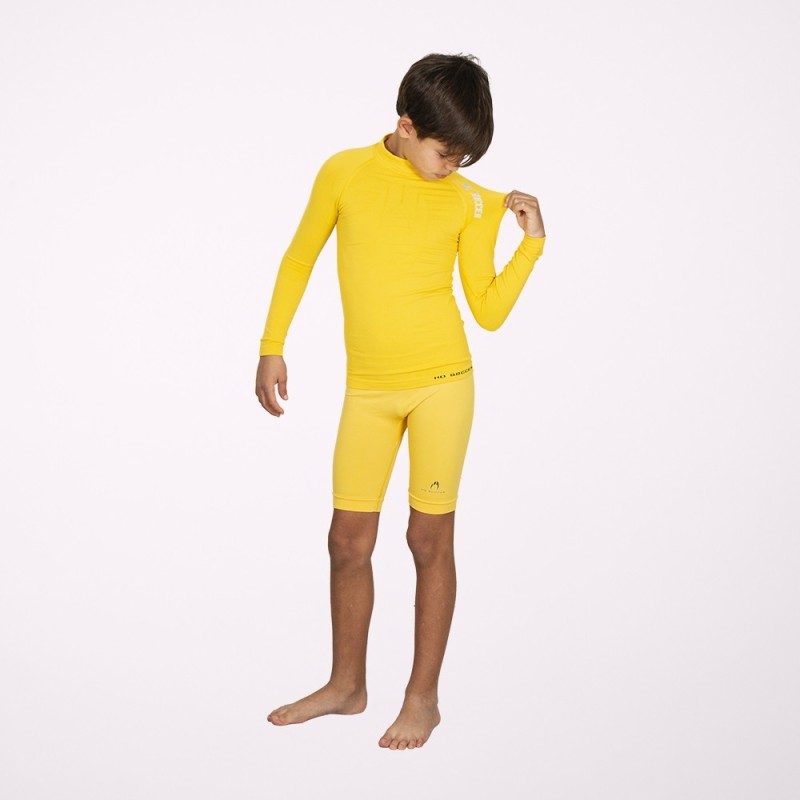 Maillot Thermique Manches Longues Junior Jaune