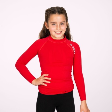 Maillot Thermique Manches Longues Junior Rouge
