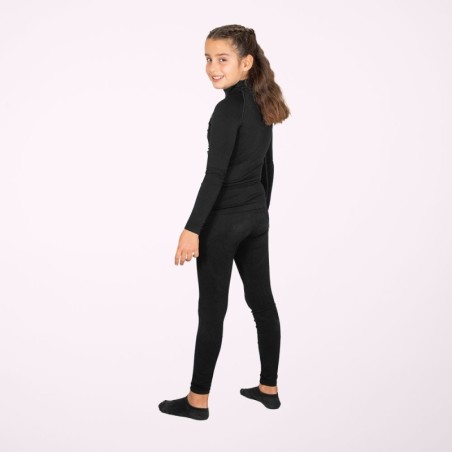 Boy's Black Long Sleeve Thermal T-shirt