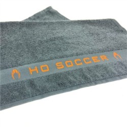 TOALLA HO SOCCER GRIS/NARANJA