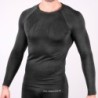Thermoshirt zonder kraag Senior Zwart