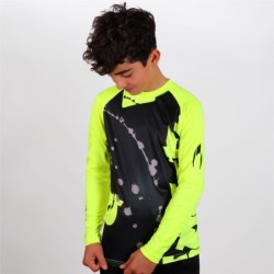 Kids' Graffiti Goalkeeper Jersey Lime