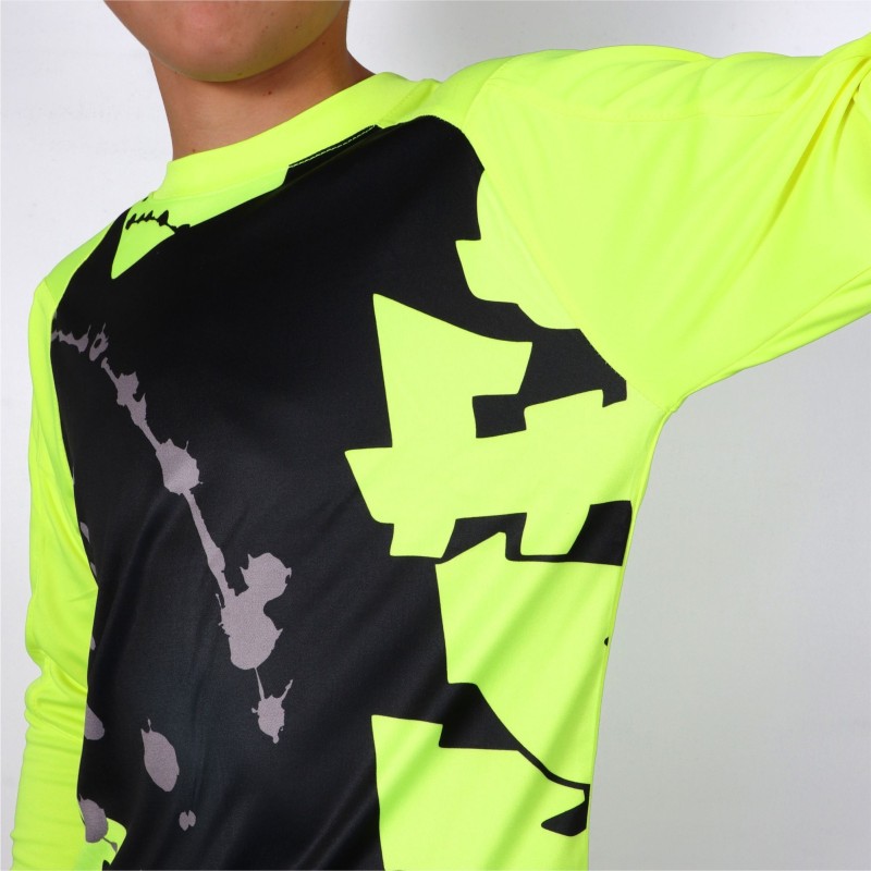 Torwarttrikot Graffiti Kinder Limette