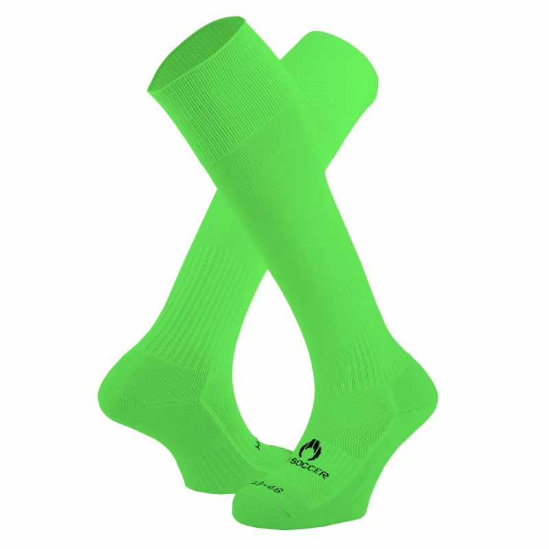 Calzettoni da giocatore verde fluo