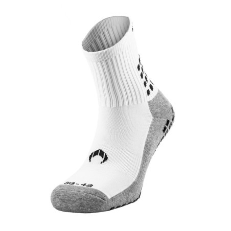Calcetín deportivo antideslizante blanco
