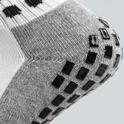 Calcetín deportivo antideslizante blanco