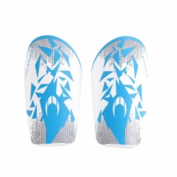 Espinillera Rebel blanca/azul