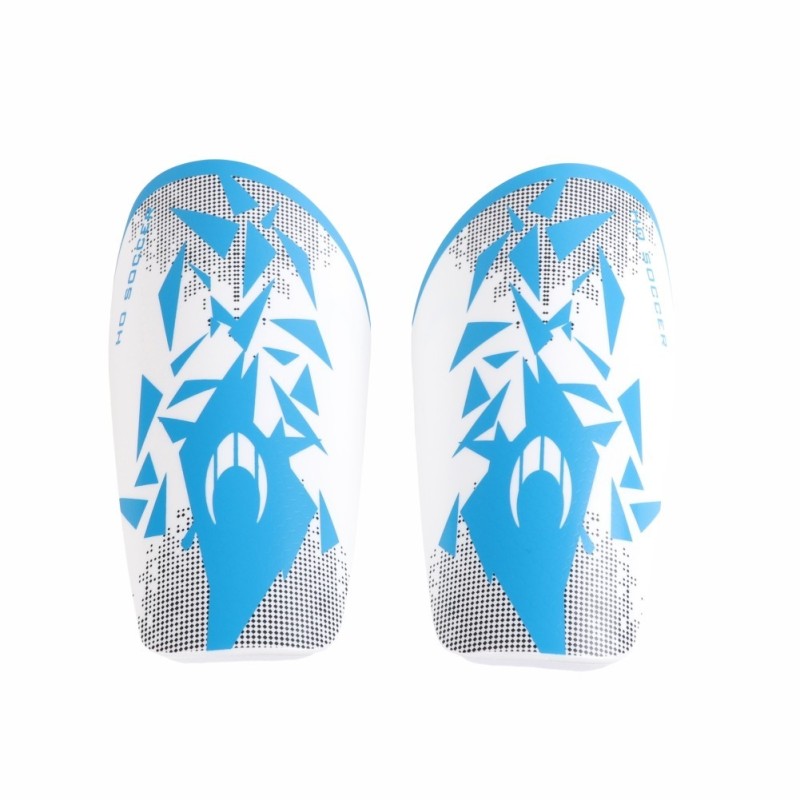 Espinillera Rebel blanca/azul