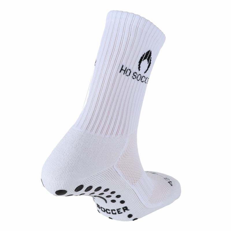 Calcetín deportivo antideslizante blanco