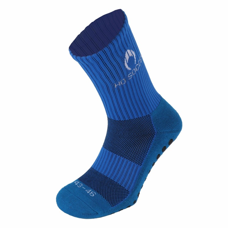 Blue non-slip sports sock