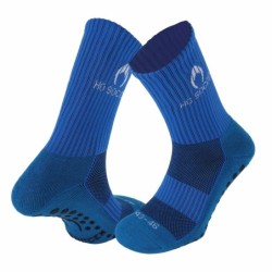Chaussette de sport antidérapante bleue