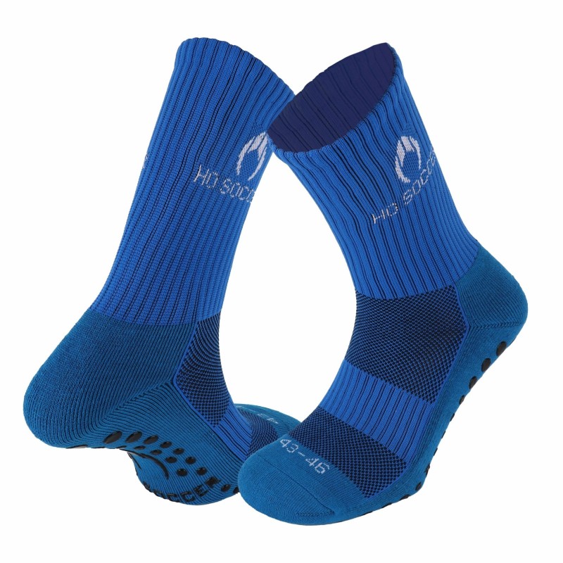 Calcetín deportivo antideslizante azul