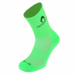 Calcetín deportivo antideslizante verde fluor