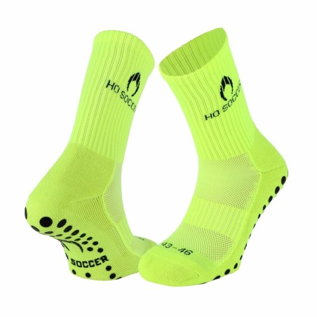 Chaussette de sport antidérapante citron vert fluo