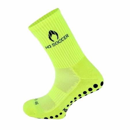 Chaussette de sport antidérapante citron vert fluo