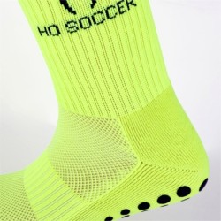 Rutschfeste Sportsocke Fluor-Limetten-Grün