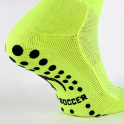 Calzino sportivo antiscivolo lime fluo