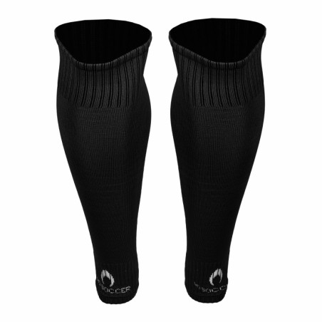 Medias tubulaires sans pied noires