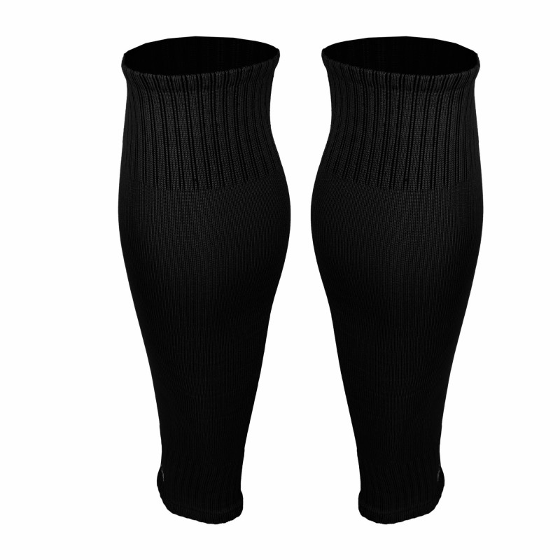 Medias tubulaires sans pied noires