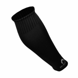 Medias tubulaires sans pied noires