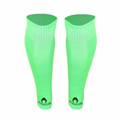 Medias tubulaires sans pied vert fluor