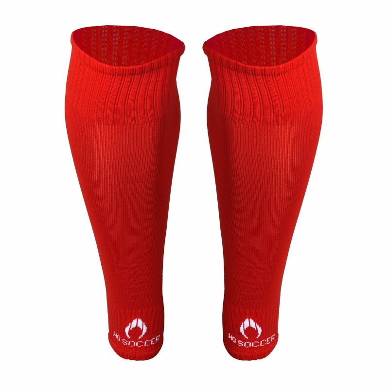 Chaussettes Tubulaires Sans Pied Rouges