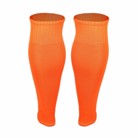 Medias Tubulares Sin Pie Naranja Fluor