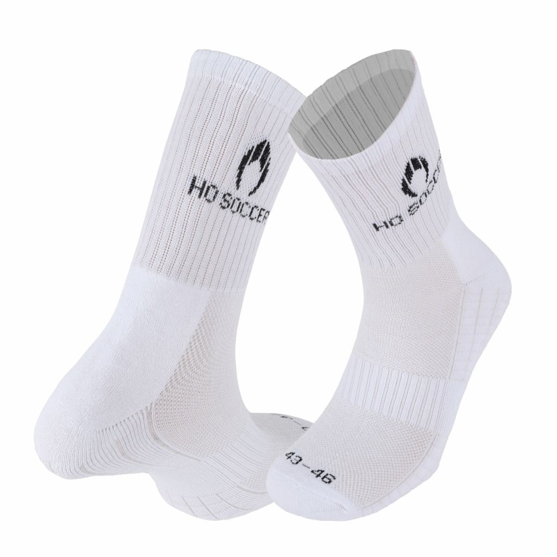 Mittelhohe Multisport-Socke Weiß