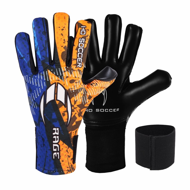 Guante Rage Plus Electric Orange Blue