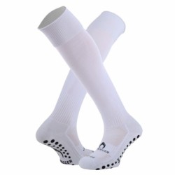 Calze extra lunghe antiscivolo bianche