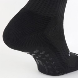 Extralange rutschfeste Socken Schwarz
